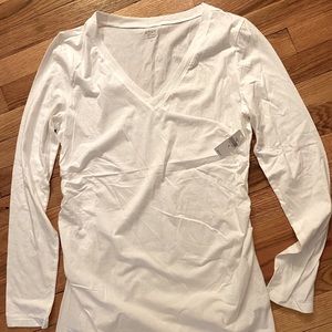 NWT GAP Love Maternity Long Sleeve Shirt